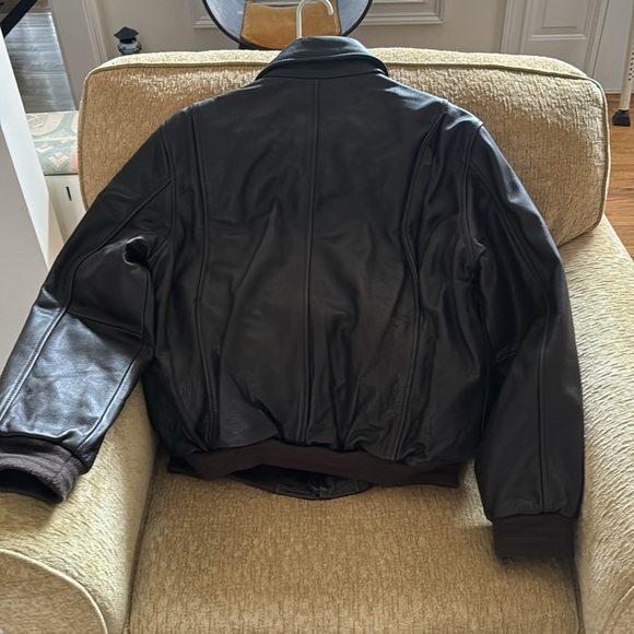 Bombers leather coat/jacket - Picture 8 of 10